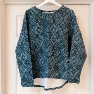 MOVING SALE | Women’s H&M Quilted Patterned Longsleeve Sweatshirt, Size Large